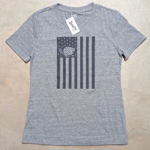NWT Duluth Trading Angry Beaver American Flag T-shirt - Women's Size XS